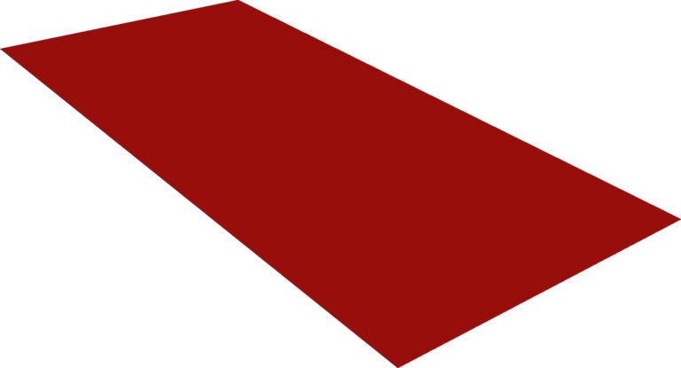 Лист с полимерным покрытием 0,45×1250 мм RAL 3011