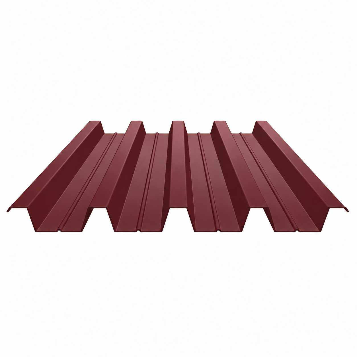 Профнастил Н57-750 0,7 винно-красный RAL 3005