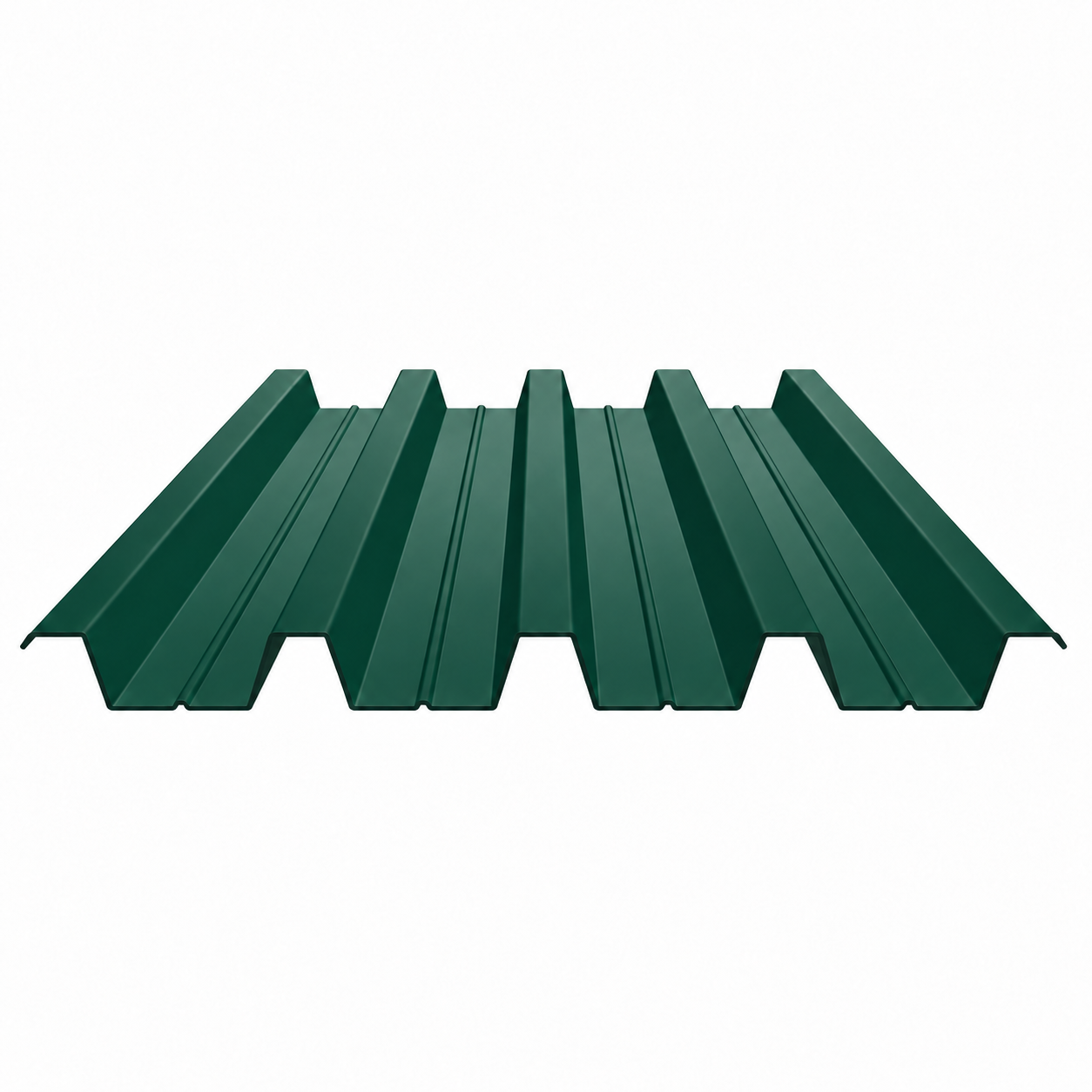 Профнастил Н57-750 0,7 зелёный мох RAL 6005